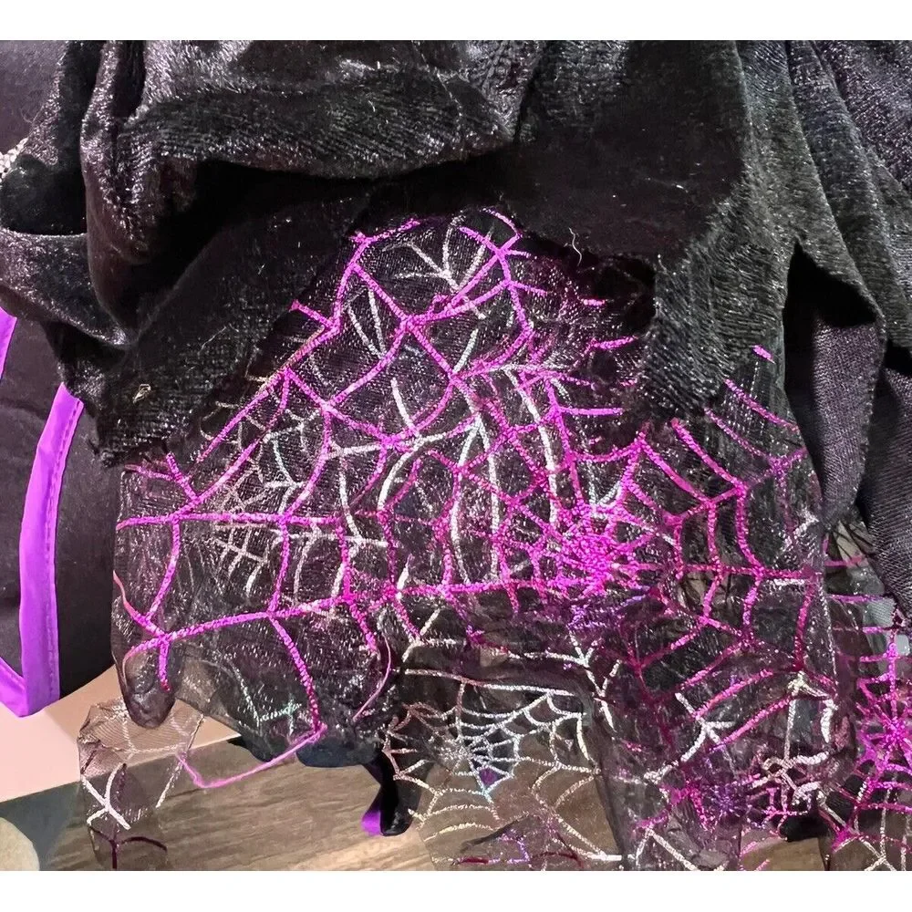 Witch Costume Purple & Black Witch Costume Halloween ~  Youth‎ Small